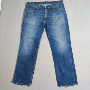 Levi's 514 jeans men's size W36/L30 medium washed denim blue colour straight leg